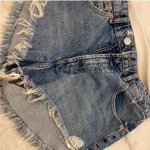 Zara denim shorts